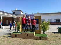 Jani ja Pietari palkintopallilla